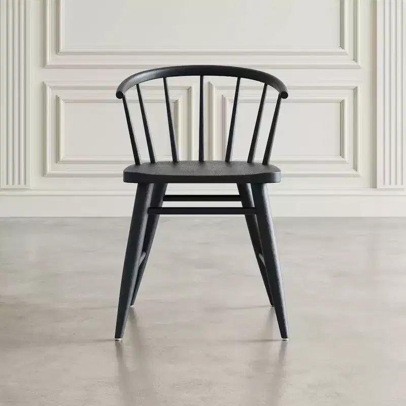 Jofran,Fitz Traditional Solid Wood Curved Back Spindle Dining Chair (Set of 2)