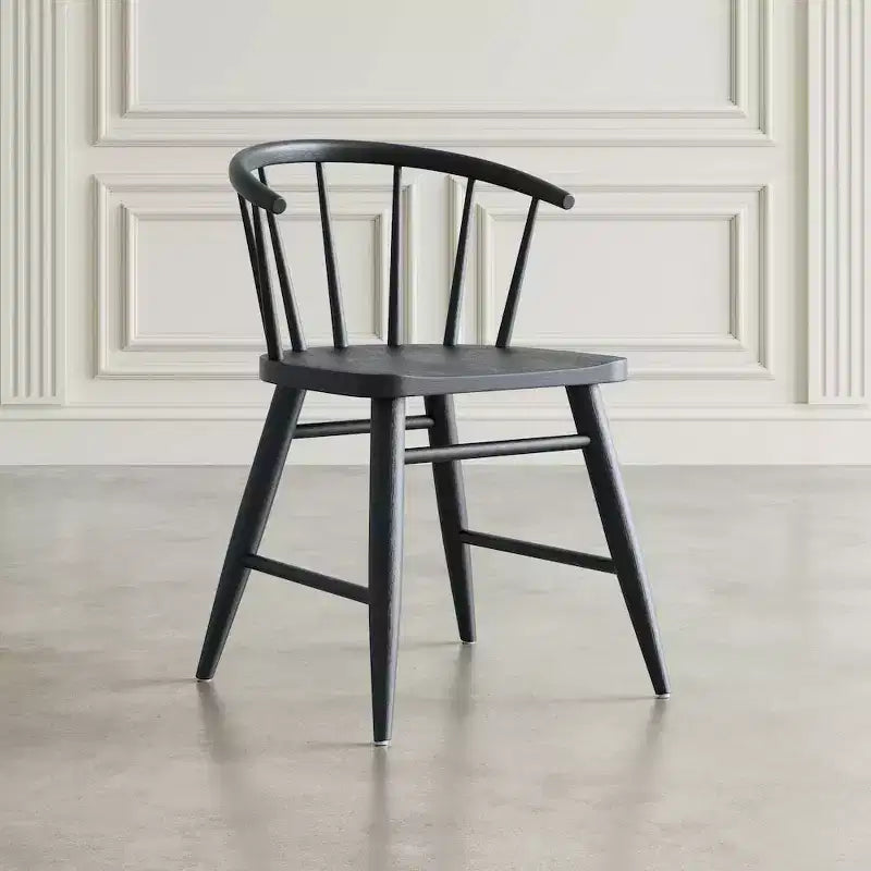 Jofran,Fitz Traditional Solid Wood Curved Back Spindle Dining Chair (Set of 2)