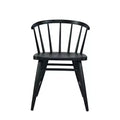 Jofran,Fitz Traditional Solid Wood Curved Back Spindle Dining Chair (Set of 2)