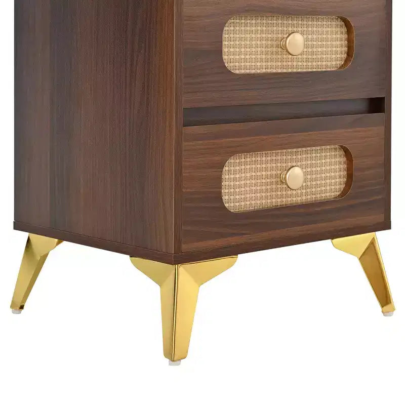 Whisen Makeup Vanity Table with Mirror, Lights, 5 Drawers and Storage Shelf