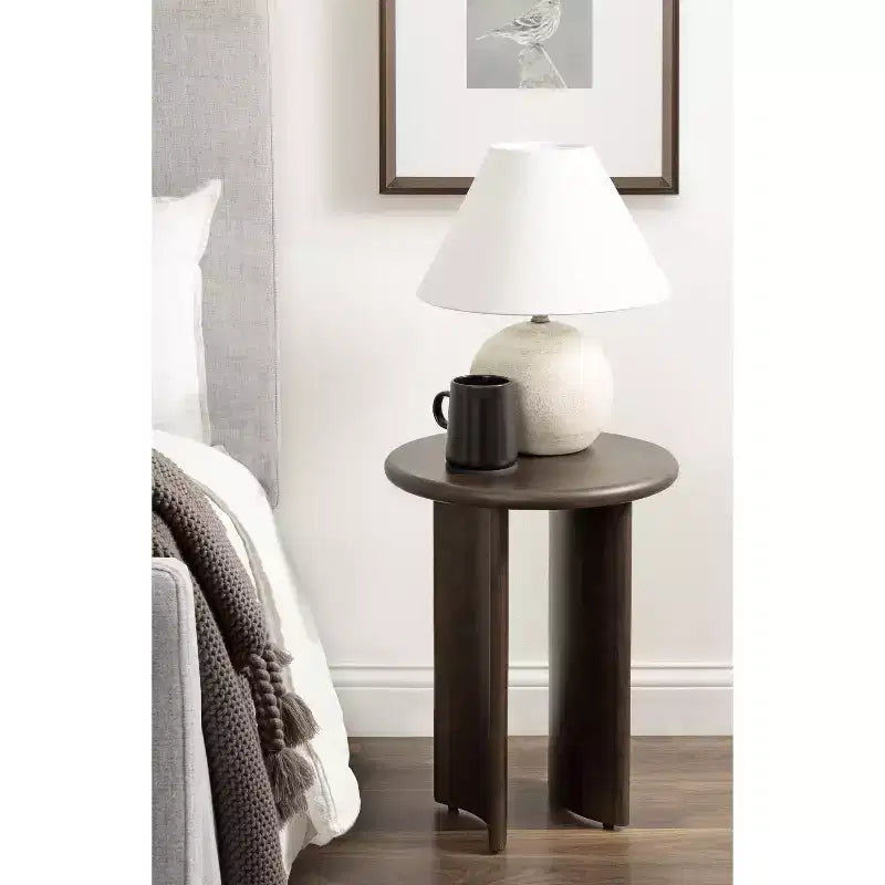 Kate and Laurel Erys Wood Side Table