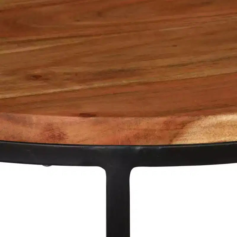 vidaXL Coffee Table Set 3 Pieces Solid Acacia Wood