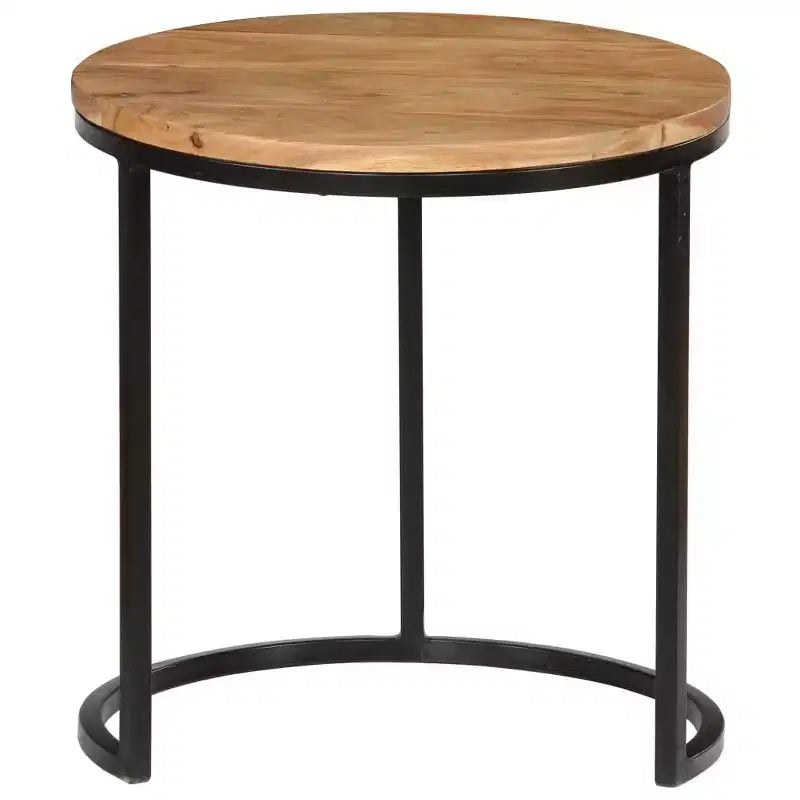 vidaXL Coffee Table Set 3 Pieces Solid Acacia Wood