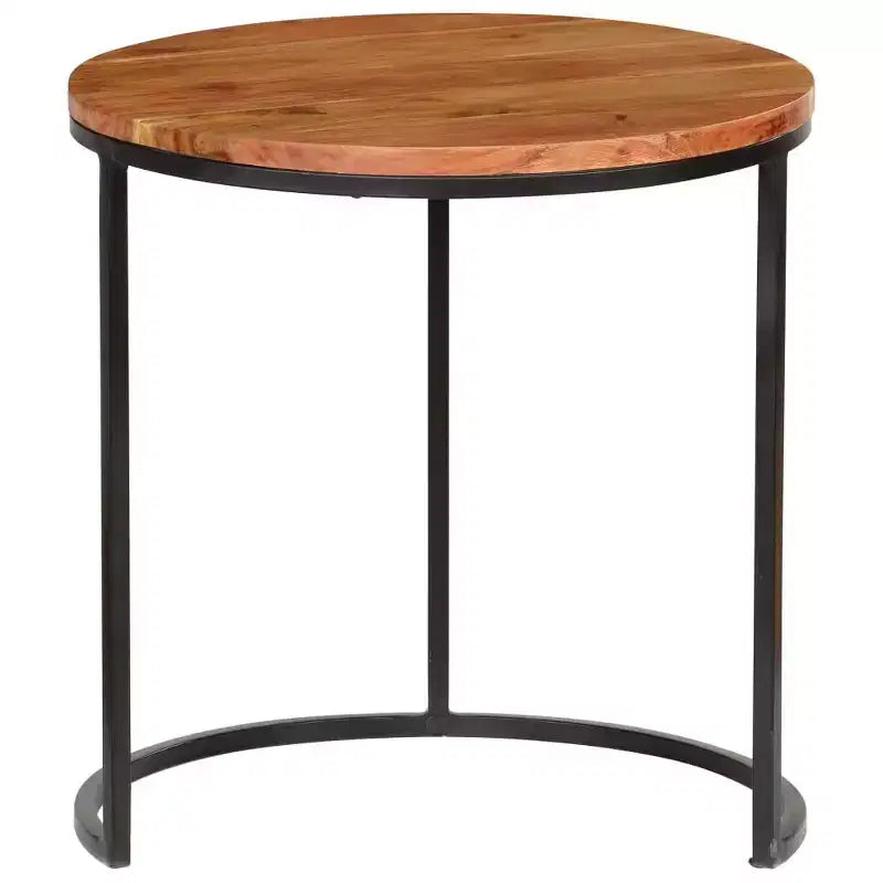 vidaXL Coffee Table Set 3 Pieces Solid Acacia Wood