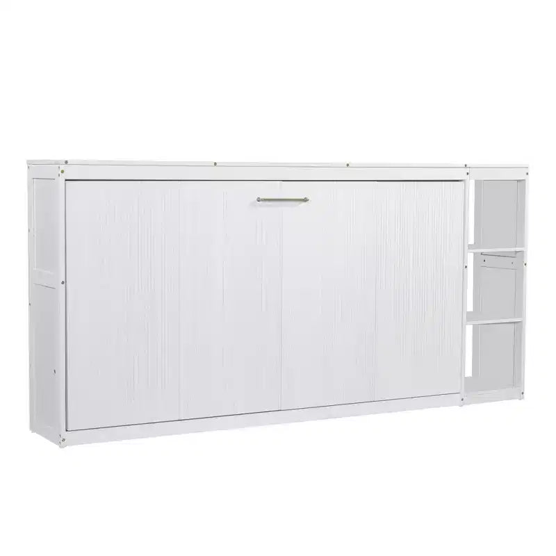 Murphy Bed Wall Bed with Bookshelf, Cabinet Bed Folding Wall Bed for Guest Room Office