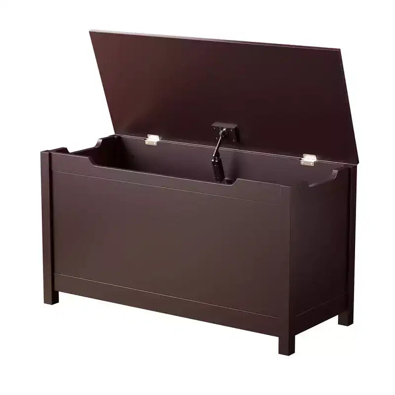 Whisen Kids Toy Box Storage, Utility Storage Cabinets with Safety Hinged Lid for Ages 2+, Quick Assembly