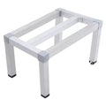 Aluminum Dunnage Rack 1000 Lbs Capacity - Heavy Duty Commercial Storage Rack for Restaurant, Supermarket, Kitchen