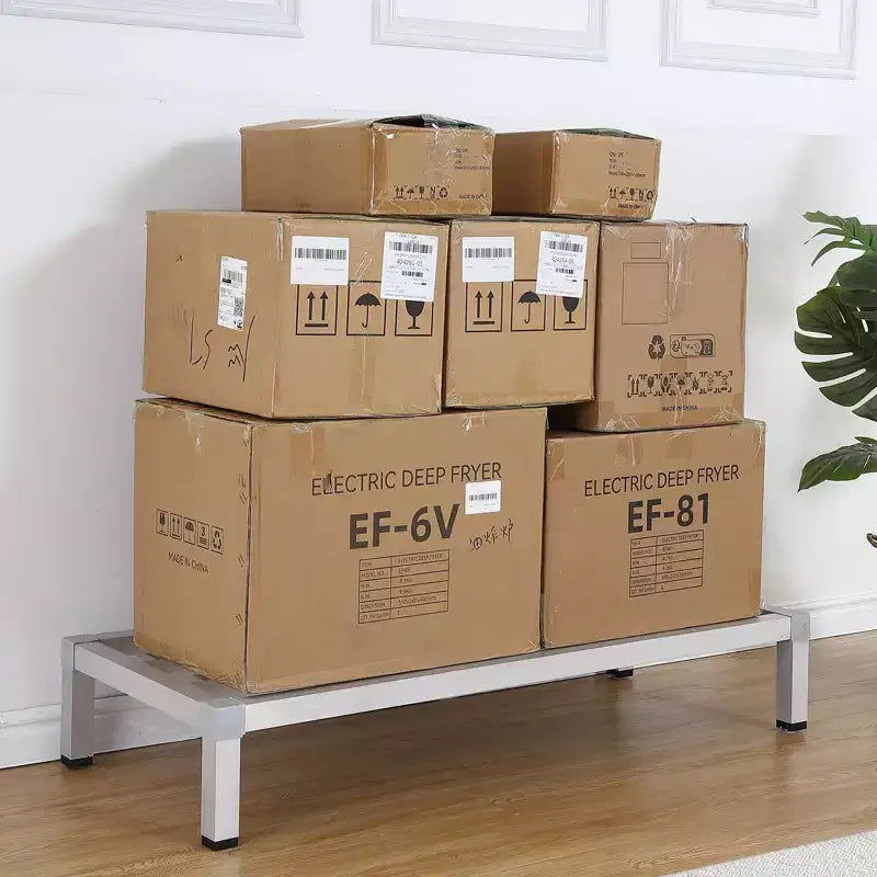 Aluminum Dunnage Rack 1000 Lbs Capacity - Heavy Duty Commercial Storage Rack for Restaurant, Supermarket, Kitchen