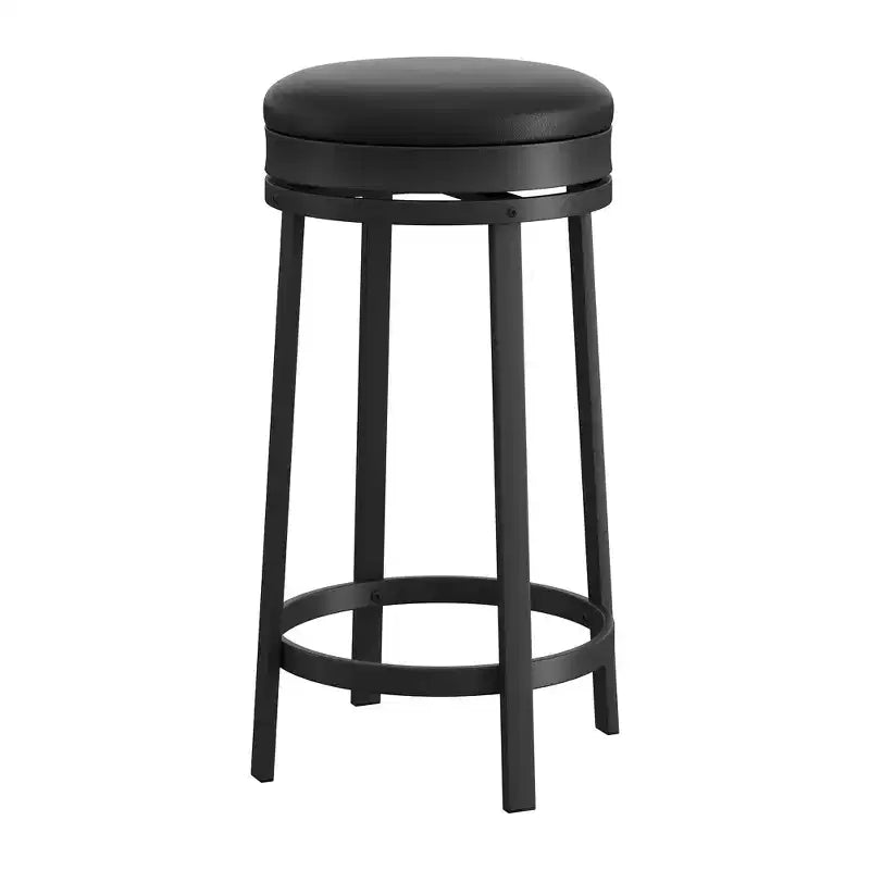 COZONY Swivel Bar Stools Set, Counter Height Adjustable Stools, Kitchen Island Stools for Breakfast Nook, Home Bar, Counter Dining