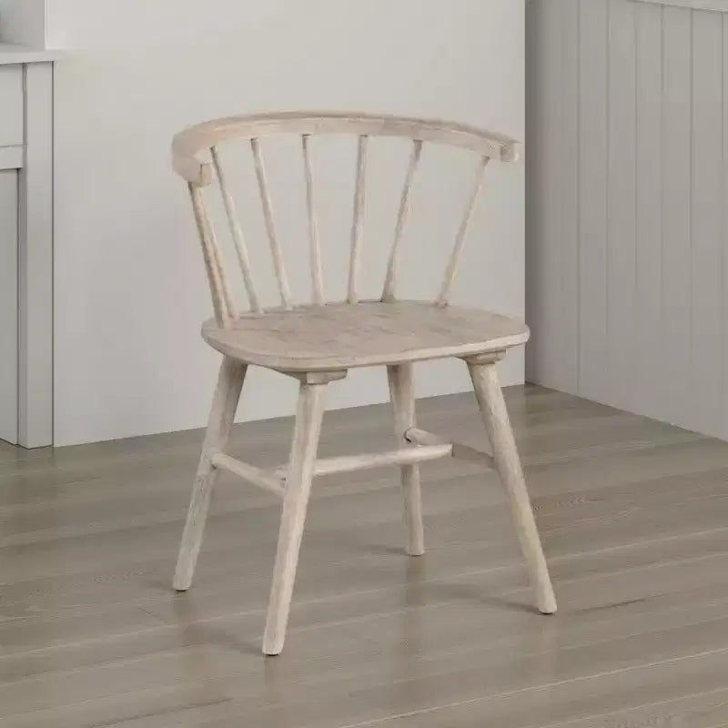 Royal Hampton Dining Chair Set of 2, Spindle Back and Shaker Legs, Black Wood