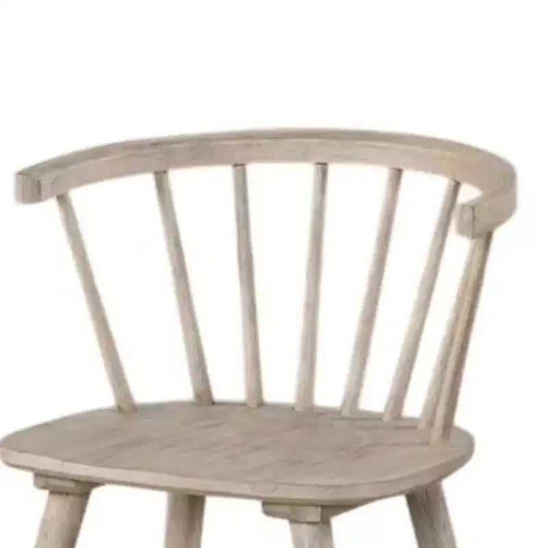 Royal Hampton Dining Chair Set of 2, Spindle Back and Shaker Legs, Black Wood