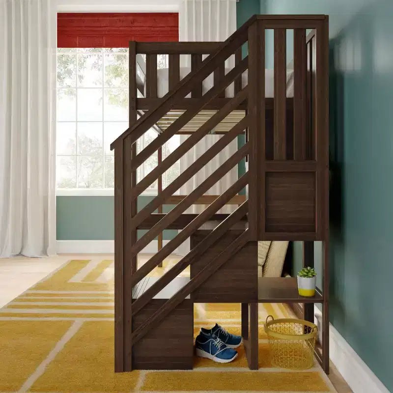 Classic Twin High Loft with Staircase
