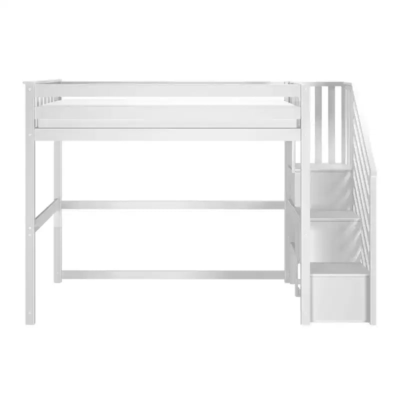 Classic Twin High Loft with Staircase