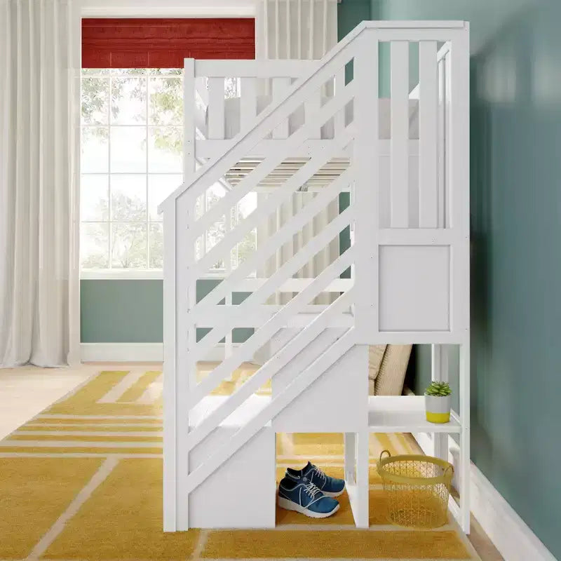 Classic Twin High Loft with Staircase