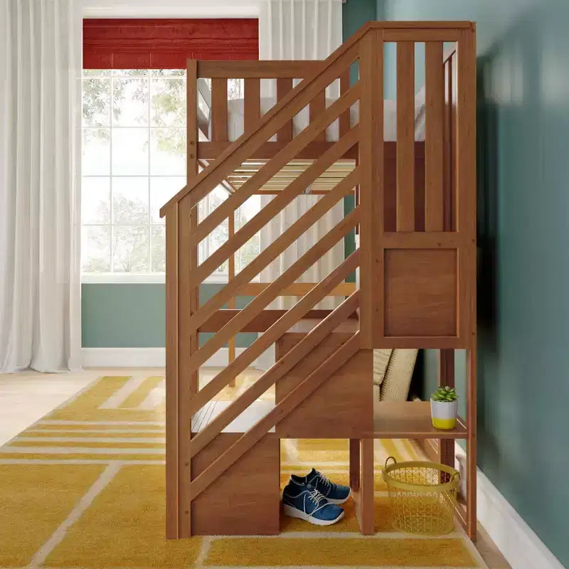 Classic Twin High Loft with Staircase