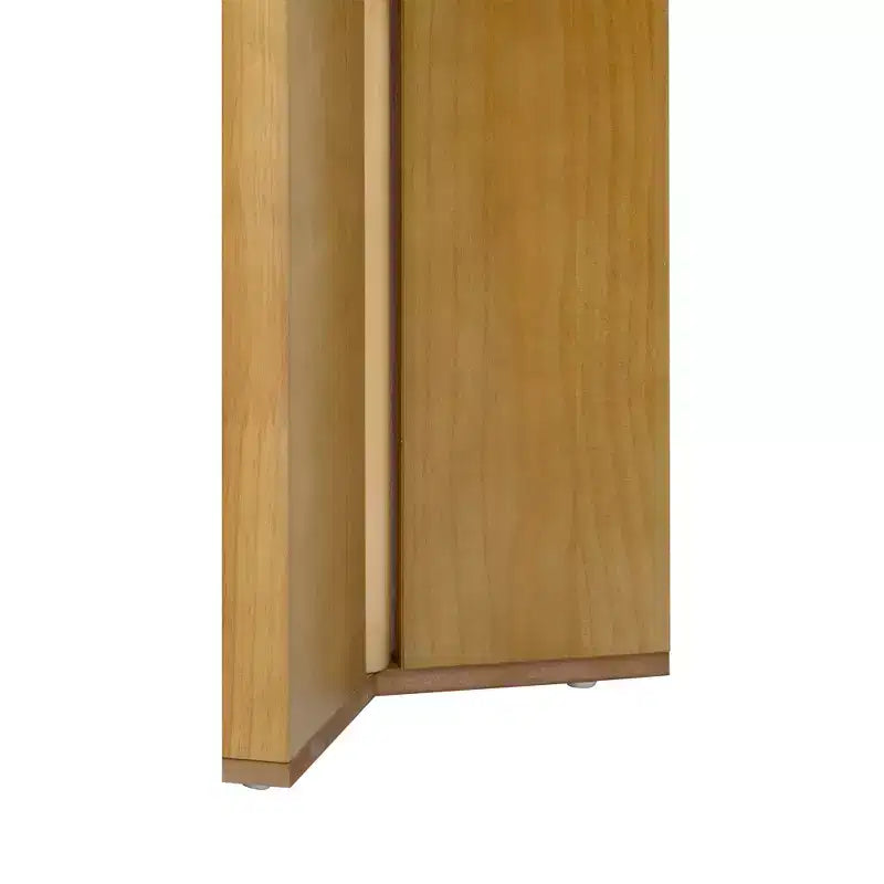 Minimalist Wood Console Table with Geometric Legs, Farmhouse Wood Entryway Table for Living Room and Entryway