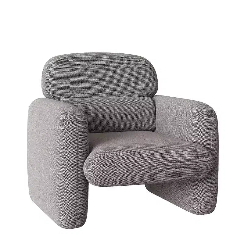 Modern Accent Chair, Wood Frame Sofa Chair, Comfortable Reading Armchair for Living Room, Bedroom, Apartment, Corner