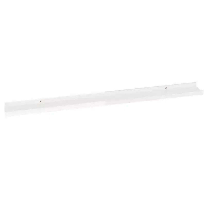 Wall Shelf Set of 2 High gloss white MDF Medium Wall mounting