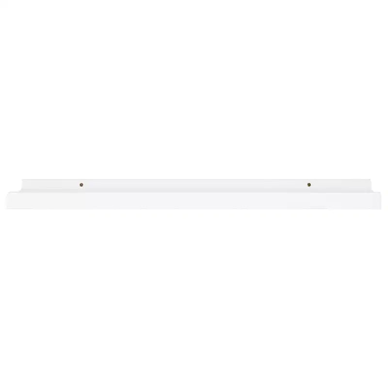 Frame Ledge Shelf Set of 2 White MDF 23.6 in x 3.5 in x 1.2 in