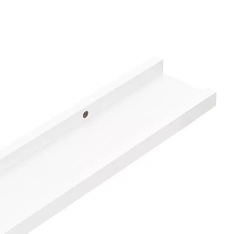 Frame Ledge Shelf Set of 2 White MDF 23.6 in x 3.5 in x 1.2 in