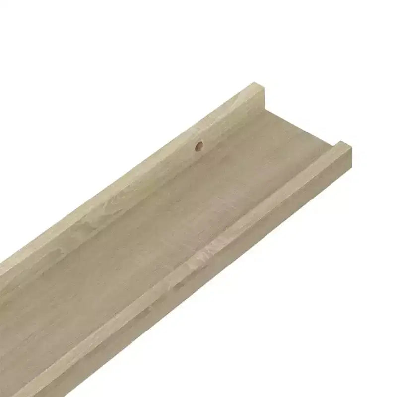 Wall Shelf Set of 2 Sonoma Oak MDF Medium Wall Shelf