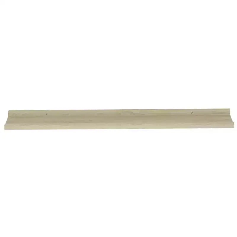 Wall Shelf Set of 2 Sonoma oak MDF Large Floating Shelf