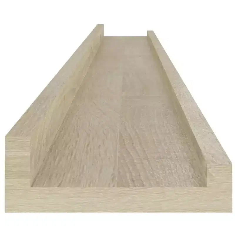 Wall Shelf Set of 2 Sonoma oak MDF Large Floating Shelf