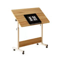Small Standing Desk Adjustable Height, Mobile Stand Up Desk