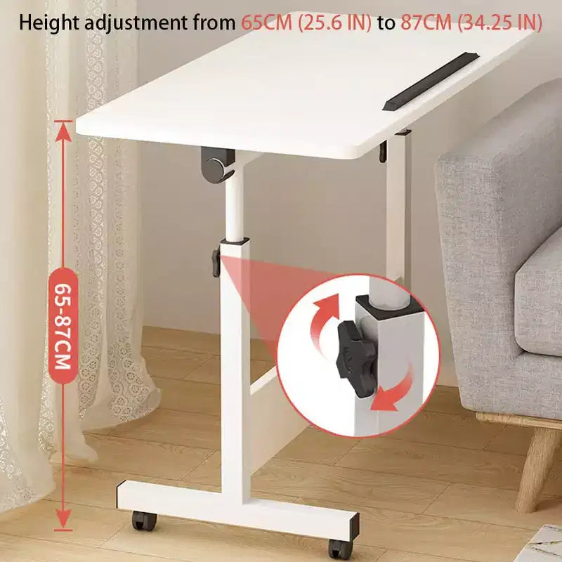 Petit bureau debout réglable en hauteur, bureau debout mobile