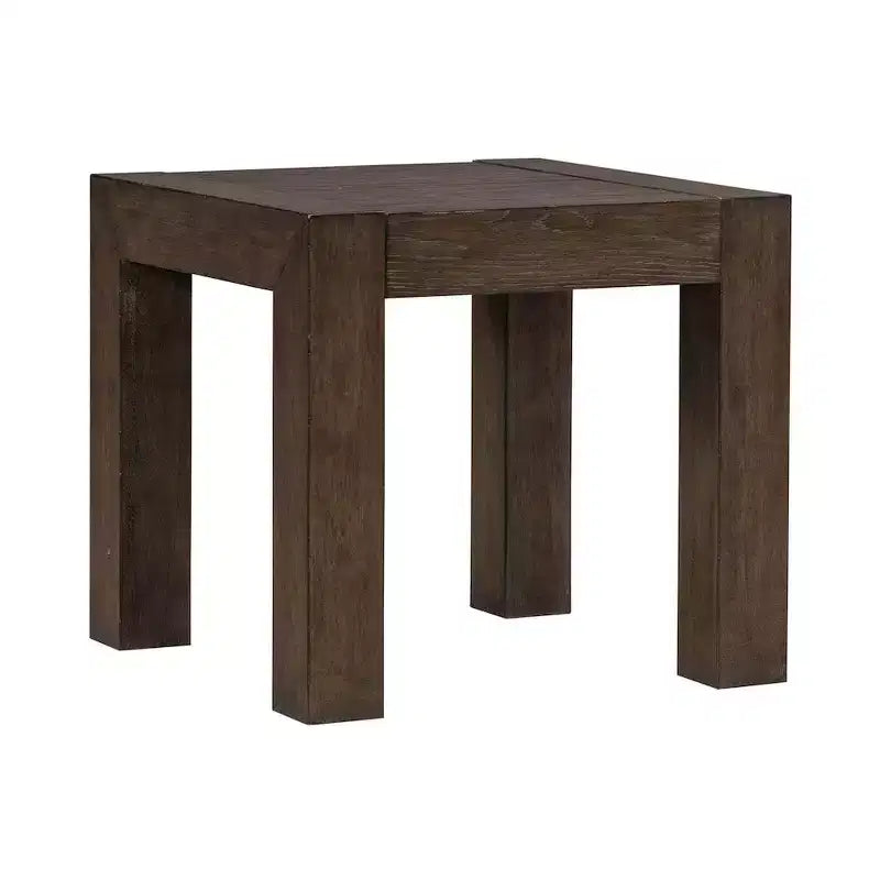 Liberty Furniture,Cascade Falls Living Room Square End Table - Satin Espresso
