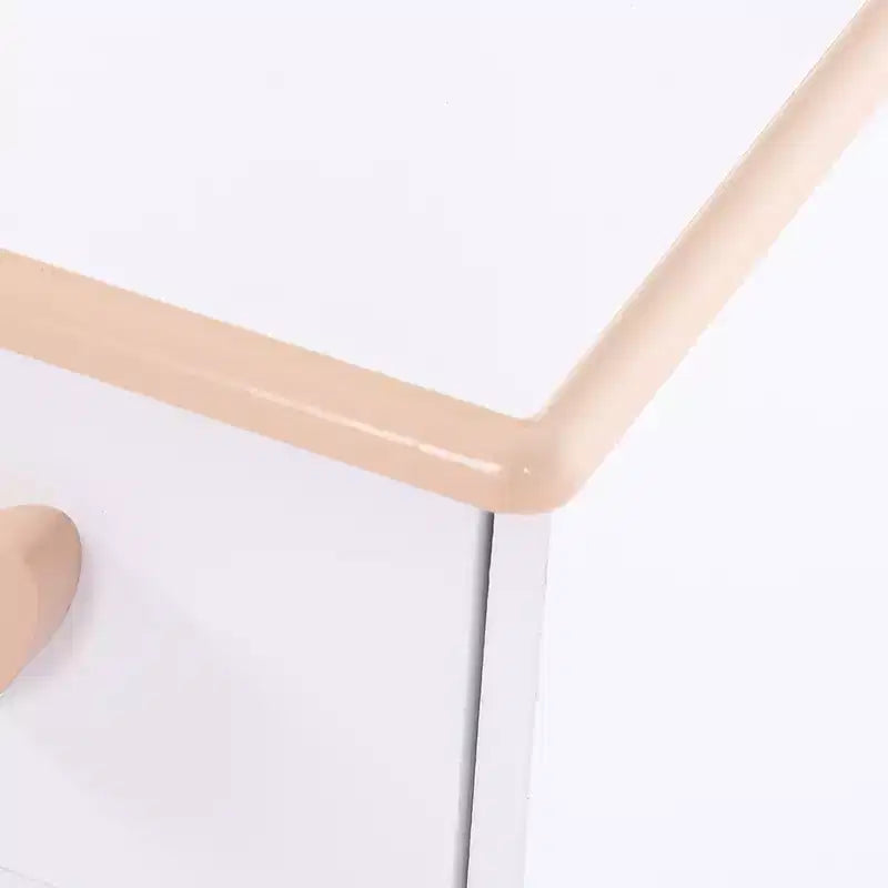 Table de Maquillage Coiffeuse Enfant avec Tabouret, 3 Tiroirs et Miroir, Jouet en Bois
