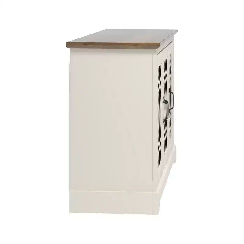 Galano sideboard with decorative cutout doors 45.7 W  15.7 D  29.3 H