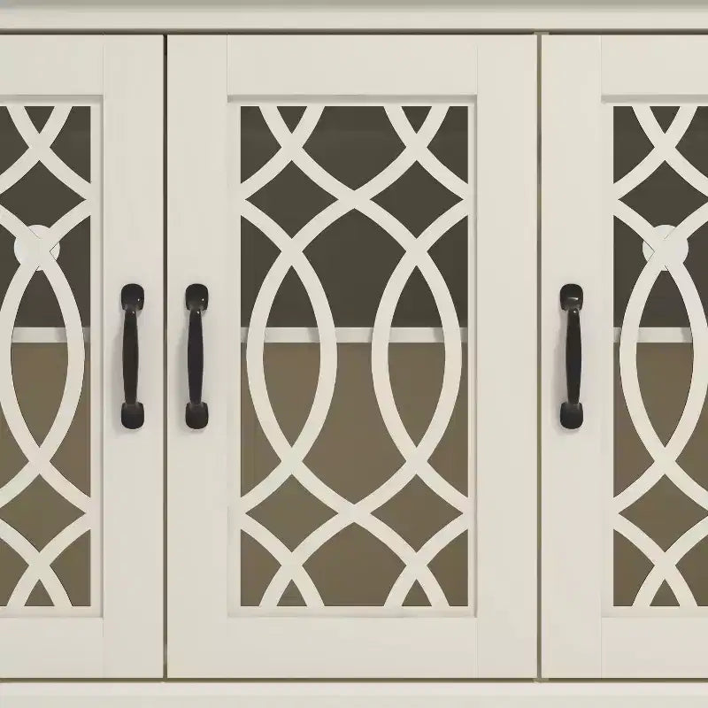 Galano sideboard with decorative cutout doors 45.7 W  15.7 D  29.3 H