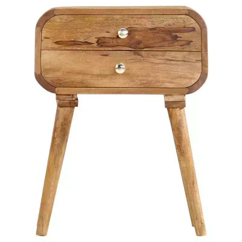Table de chevet 43x30x58 cm Bois de manguier massif