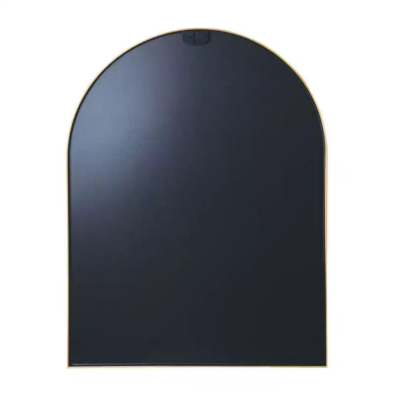 Miroir de salle de bain mural 30 x 36 avec cadre en métal et bordure arquée