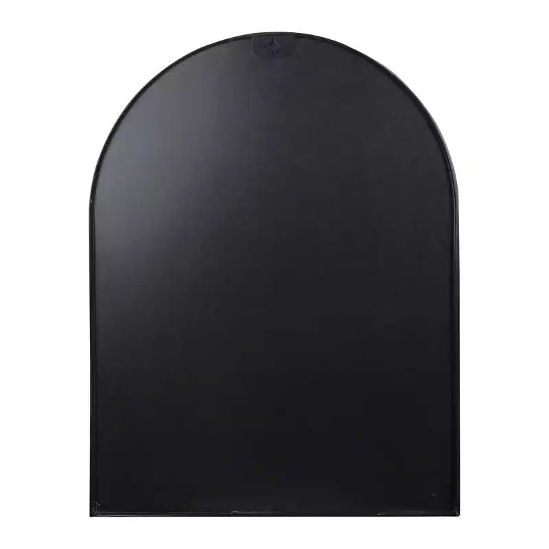Miroir de salle de bain mural 30 x 36 avec cadre en métal et bordure arquée