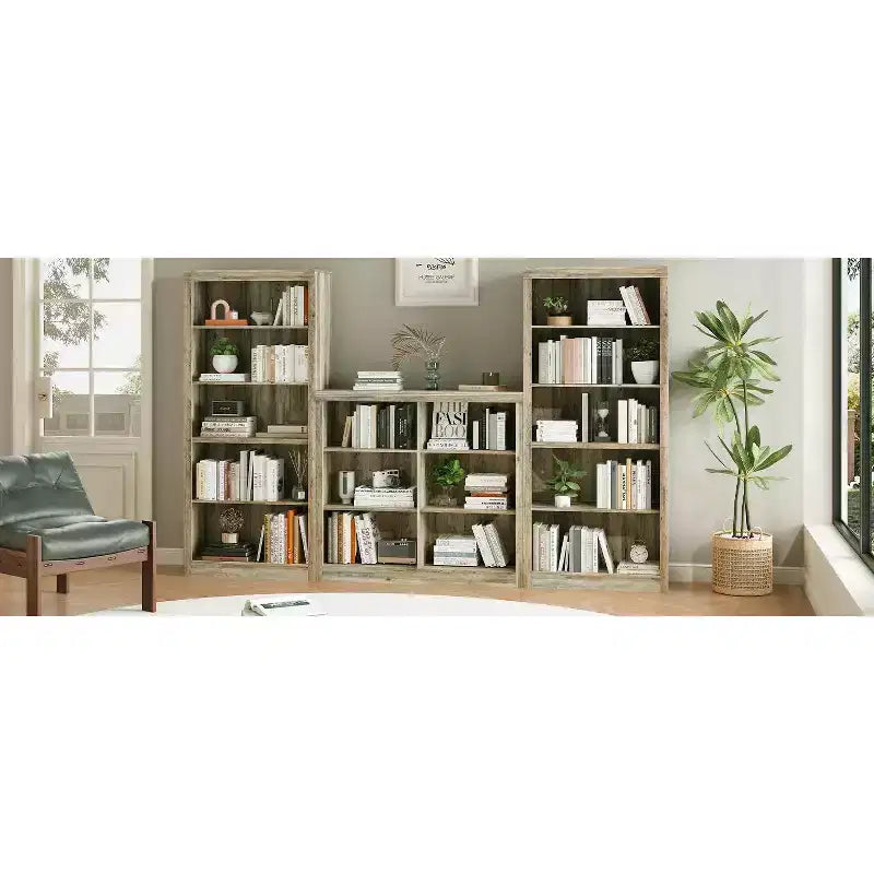 Meuble de rangement 6 cubes, étagère de présentation à 3 niveaux, étagère bibliothèque à casiers, bibliothèque moderne, bibliothèque ouverte en bois pour chambre, salle de classe, bureau