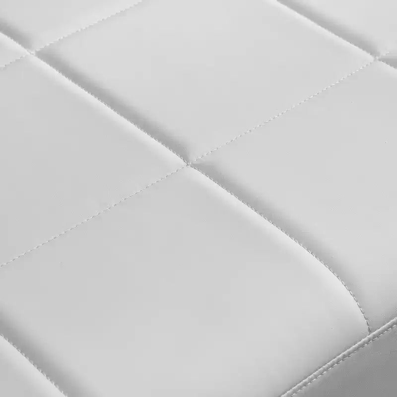 Canapé deux places de 57,9 po avec accoudoirs en métal, dossier épais et large, assise rembourrée en mousse haute densité, canapé d'appoint
