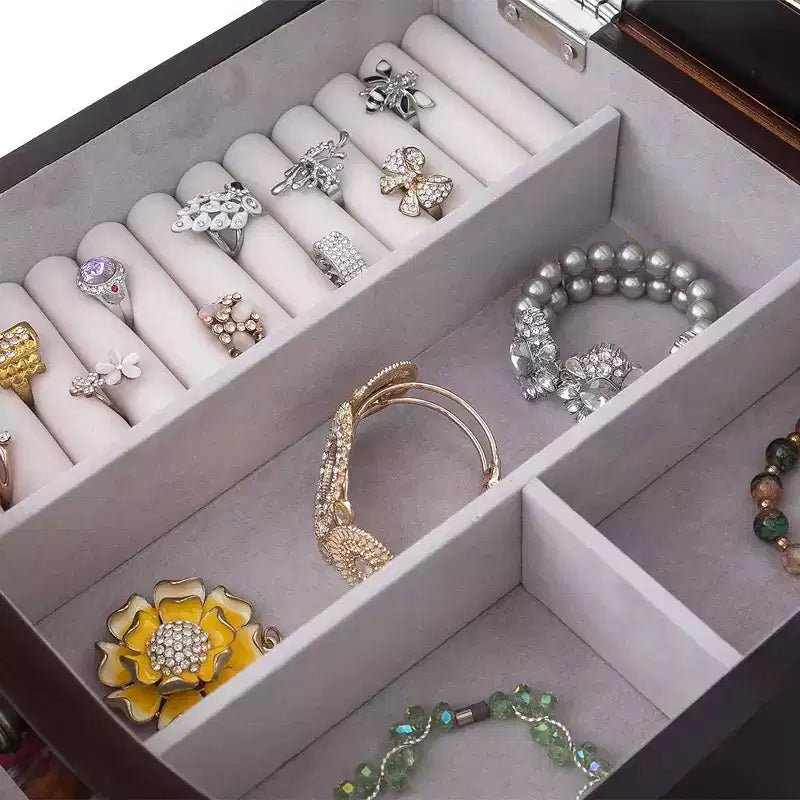 16.9'' Wide Freestanding Jewelry Armoire