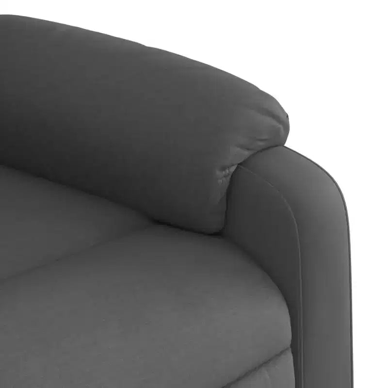 vidaXL Massage Recliner Chair - Light Gray Manual Push Back