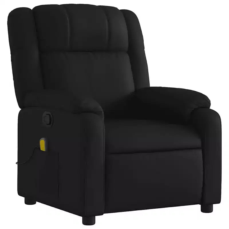 vidaXL Massage Recliner Chair - Light Gray Manual Push Back