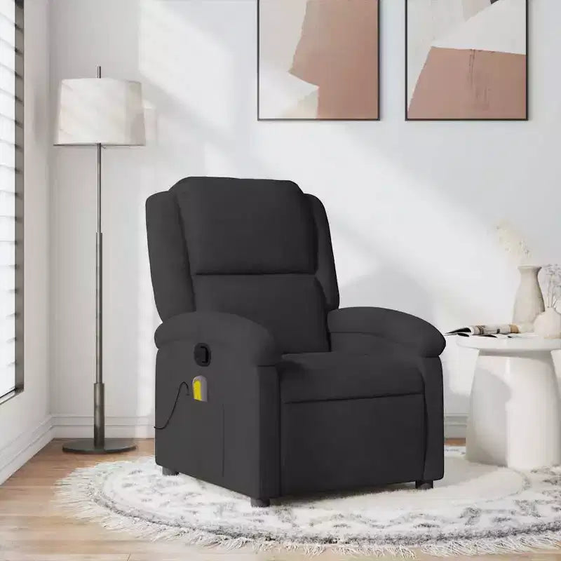 vidaXL Massage Recliner Chair Wingback Armchair Home Theater Cinema Velvet