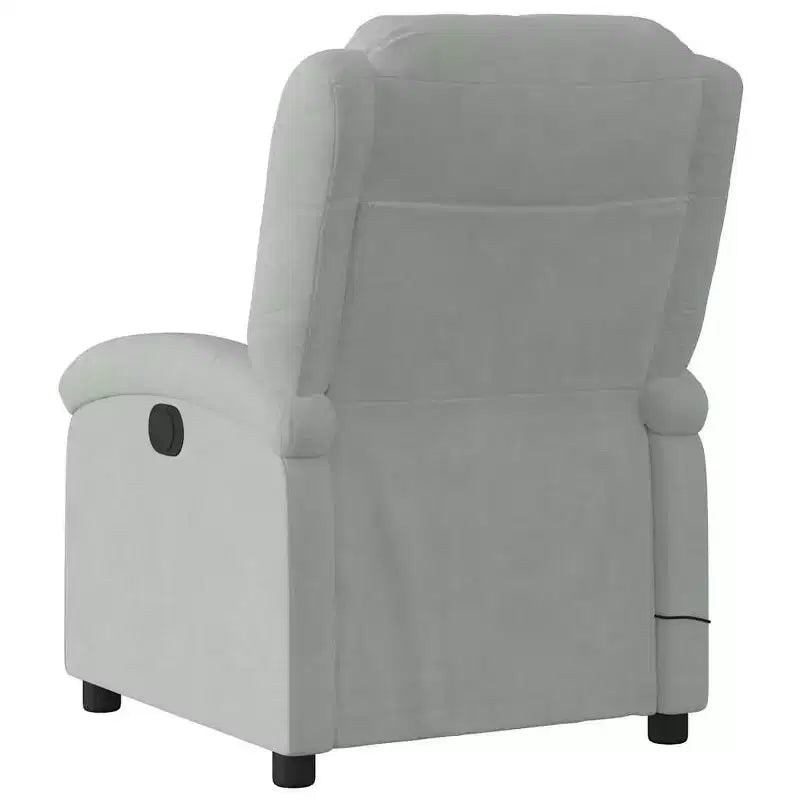 vidaXL Massage Recliner Chair Wingback Armchair Home Theater Cinema Velvet