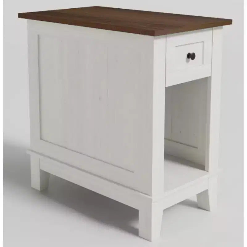 PB&MDF Coffee Table with Single Drawer (Sofa Side Table)
