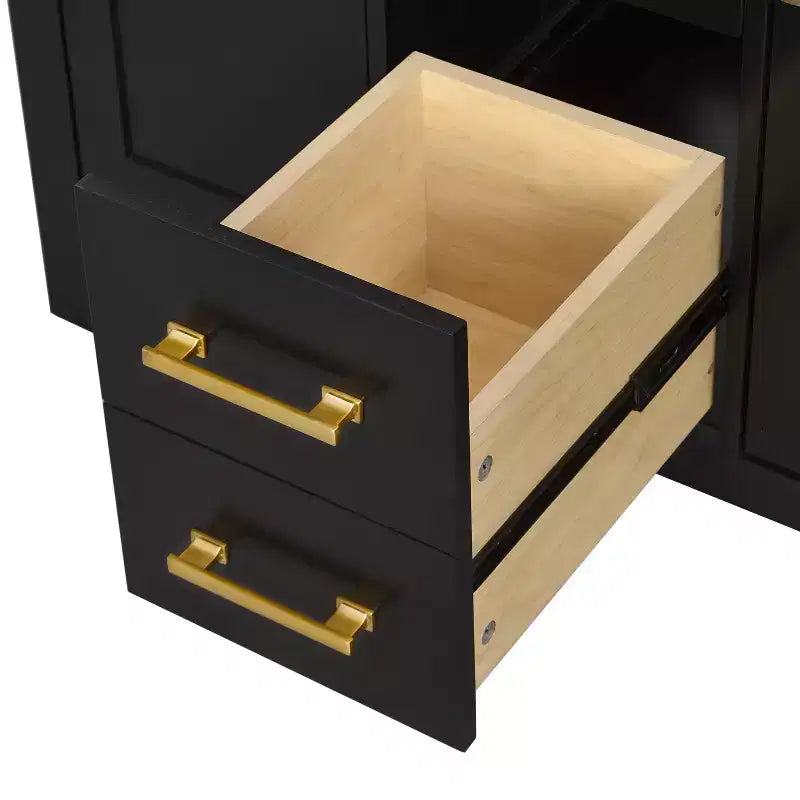 36 Bathroom Vanity Sink Combo, Bathroom Storage Cabinet with Drawers, Single Sink Bathroom Vanity with Solid Wood Frame