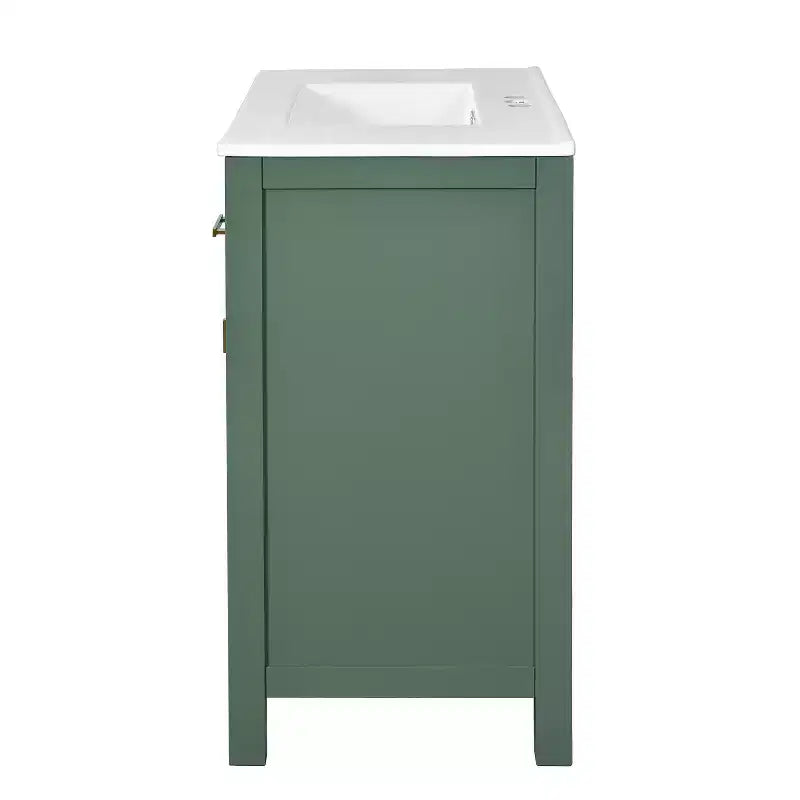 36 Bathroom Vanity Sink Combo, Bathroom Storage Cabinet with Drawers, Single Sink Bathroom Vanity with Solid Wood Frame