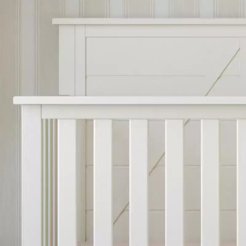 Child Craft Woodland 4-in-1 Convertible Crib, Converts to Day Bed, Toddler Bed, Full Size Bed, 3 Mattress Positions, Baby Safe Finish
