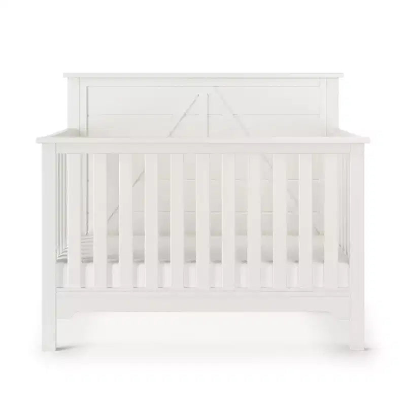 Child Craft Woodland 4-in-1 Convertible Crib, Converts to Day Bed, Toddler Bed, Full Size Bed, 3 Mattress Positions, Baby Safe Finish