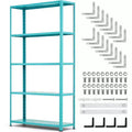 5-Shelf Shelving, Storage Shelves Metal Bookshelves for Storage, Adjustable Garage Shelving Heavy Duty Storage Rack Pantry Shelf Kitchen Shelving