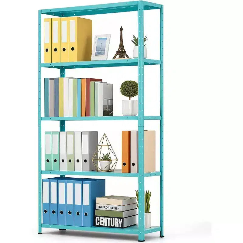 5-Shelf Shelving, Storage Shelves Metal Bookshelves for Storage, Adjustable Garage Shelving Heavy Duty Storage Rack Pantry Shelf Kitchen Shelving
